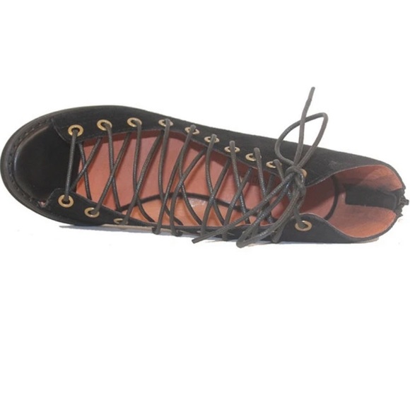 JEFFREY CAMPBELL BLACK SUEDE CORSET BOOTIE 9.5 - Picture 3 of 9